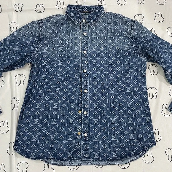 Louis Vuitton Denim Print Shirt - Picture 4 of 7